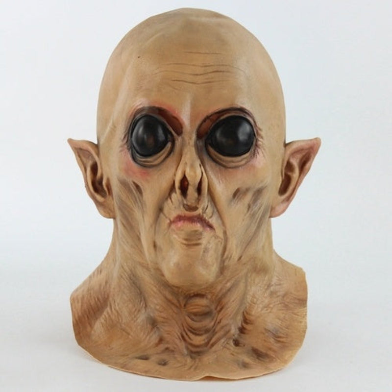 Halloween Latex Alien Monster Mask – Unisex Costume for Spooky Parties & Decoration