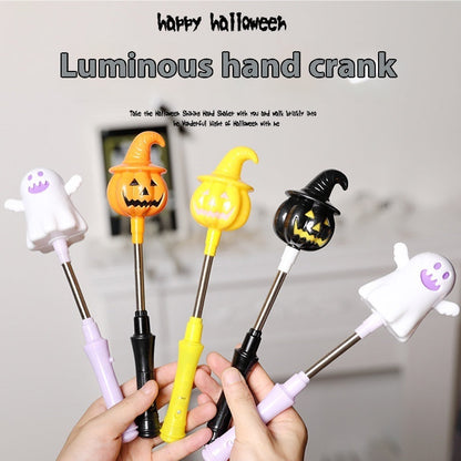Halloween Glowing Hand Crank Decoration Stick – Party Accessory for Children & Adults