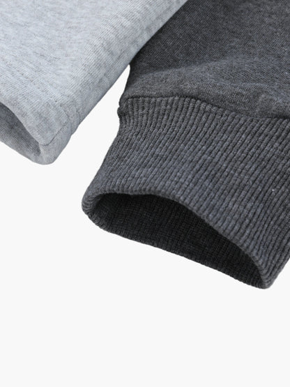 Herren Sportlicher Trainingsanzug Zweiteilig – Jogginganzug mit Kapuze für Alltag und Fitness