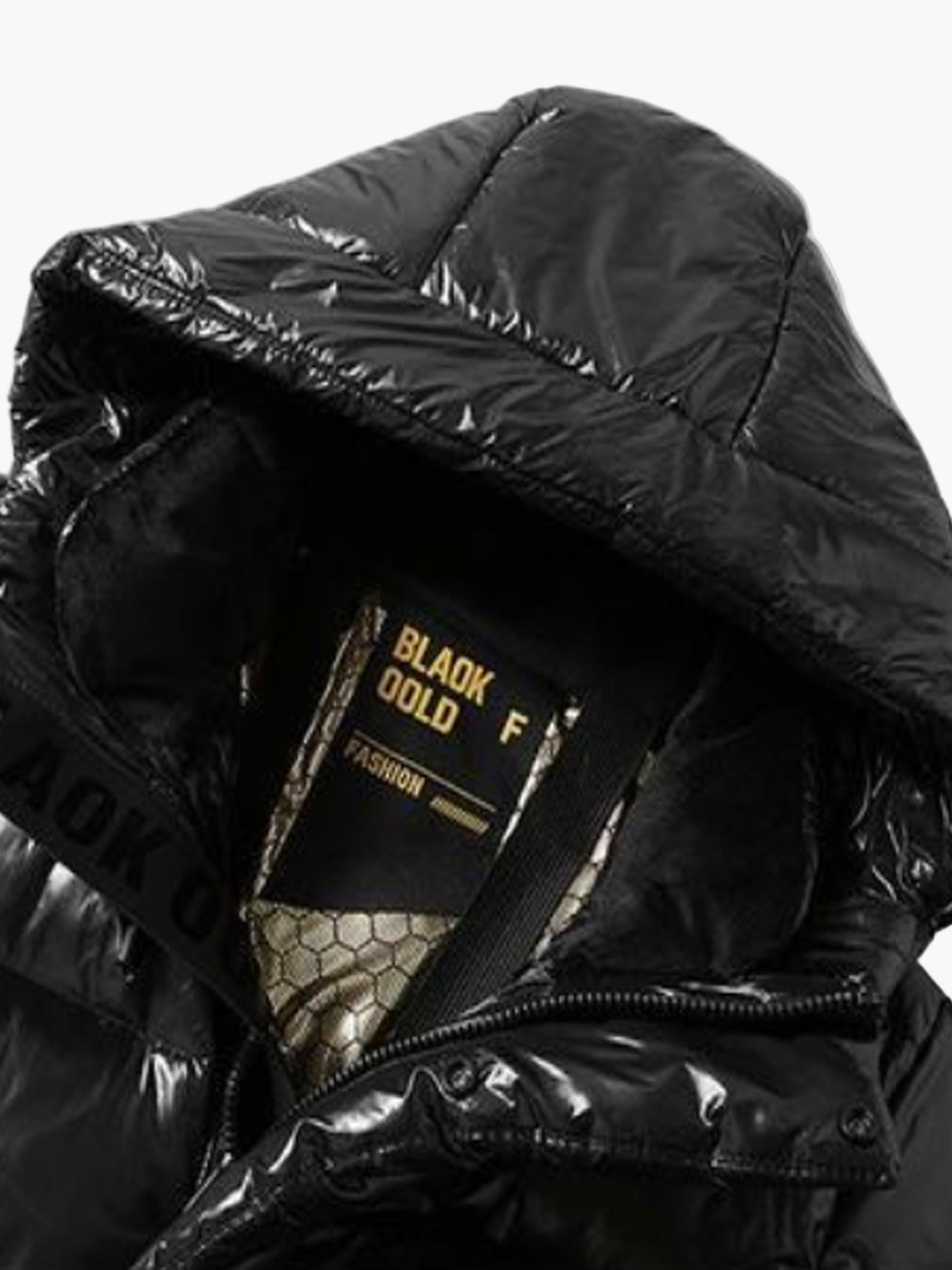 Men's Down Quilted Coat with Hood – Long Winter Coat for Leisure and Outdoor Activities