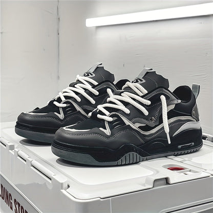 Herren Sneaker Low Streetwear Chunky Freizeitschuhe für Herbst und Sport