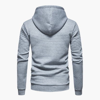 Herren Kapuzenpullover Kariert – Moderner Freizeit Hoodie mit Komfort und Stil
