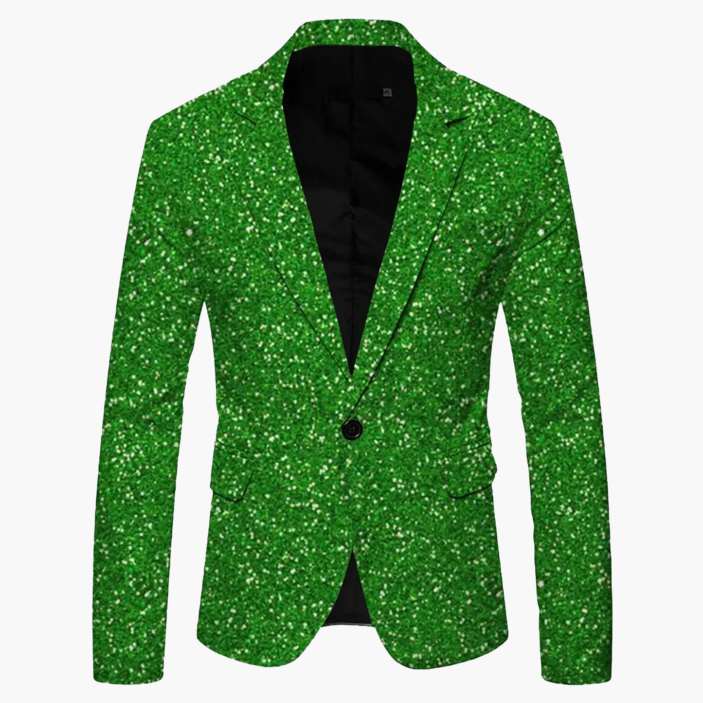 Men's Blazer Slim Fit Modern Business & Party Jacket – Stylish One-Button Jacket for Festive Occasions
