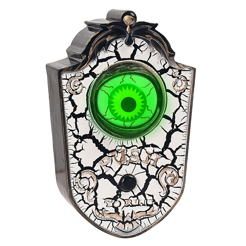 Halloween Doorbell Decoration – Creepy One-Eyed Bell for Haunted House & Party