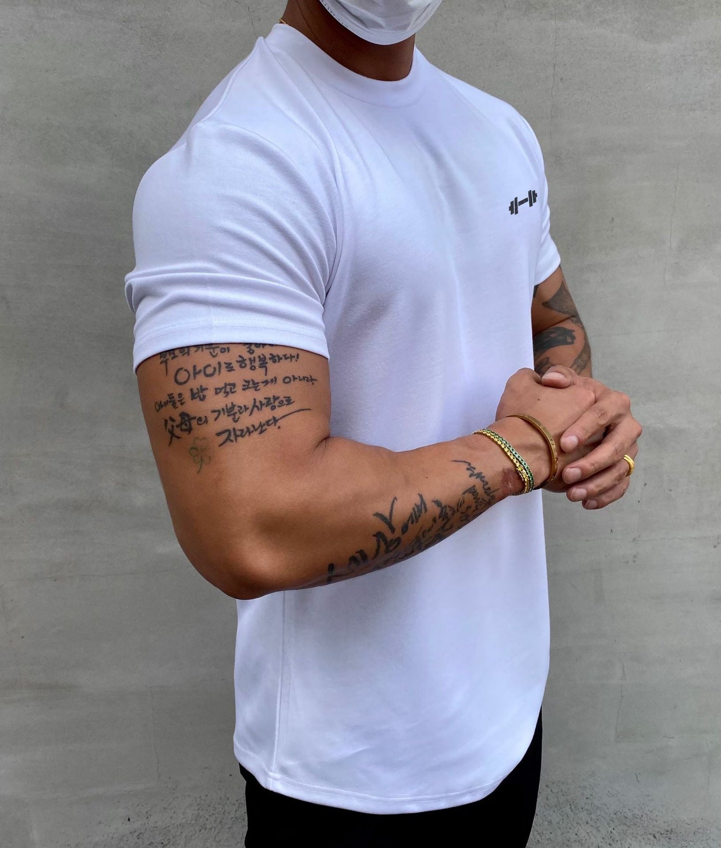 Wendy – American Slim Fit Muskel Rundsaum Kurzarmshirt