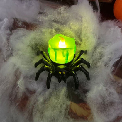 Halloween spider candle lamp for spooky decorations and parties
