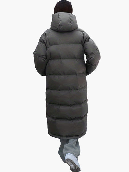 Women's Winter Quilted Coat Long Elegant Urban Style