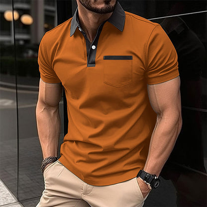 Roger – Slim Fit Kurzarm Poloshirt für Herren