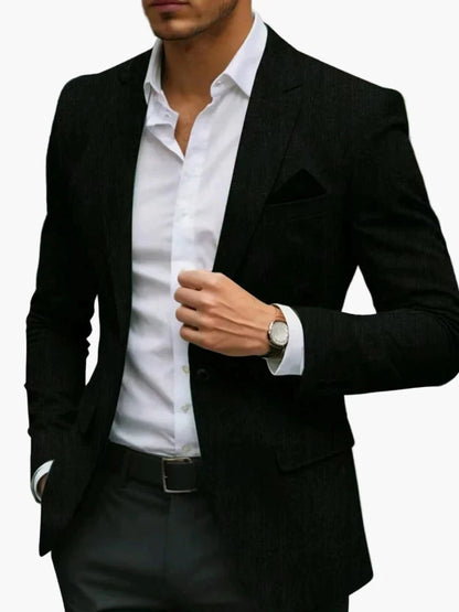 Herren Modernes Business Sakko – Slim Fit Blazer für Büro und festliche Anlässe