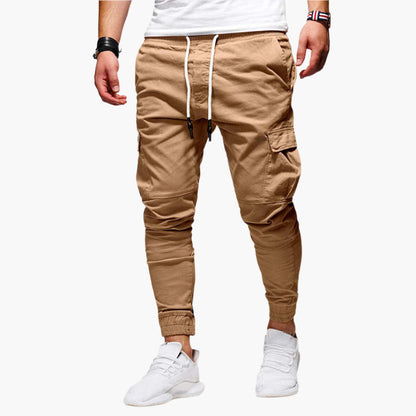 Men's Cargo Jogging Pants – Fashionable Cargo Pants with Pockets and Elastic Waistband, Ideal for Everyday and Outdoor Use