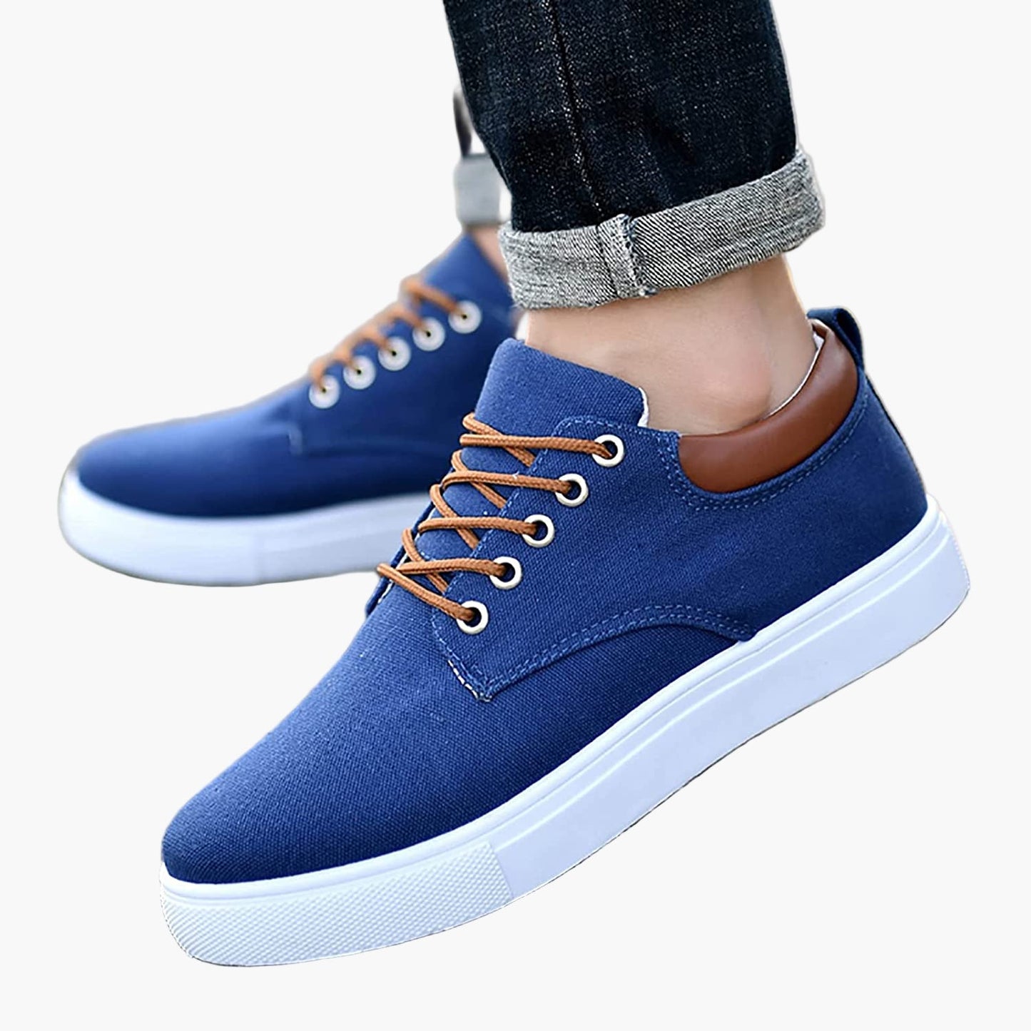 Herren Sneaker Freizeitstil Komfortabler Schnürschuh Alltag & Business