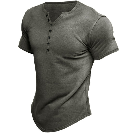 Julian – Kurzarm-Henley-Shirt für Herren