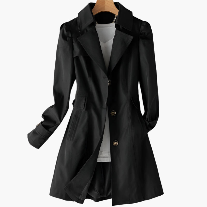 Women's Trench Coat – Elegant and Versatile Transitional Coat for Business & Leisure