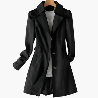 Women's Trench Coat – Elegant and Versatile Transitional Coat for Business & Leisure