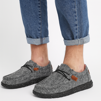 Men's casual slip-ons in modern loafer style – Comfortable slip-on shoes for everyday and leisure use