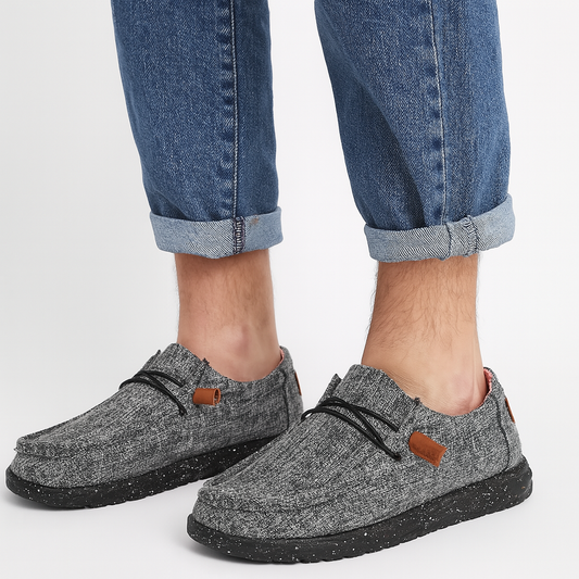 Men's casual slip-ons in modern loafer style – Comfortable slip-on shoes for everyday and leisure use