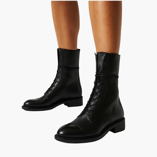 Damen Klassische Schnürstiefeletten im eleganten City-Look – Komfortable Alltagsboots für stilbewusste Frauen