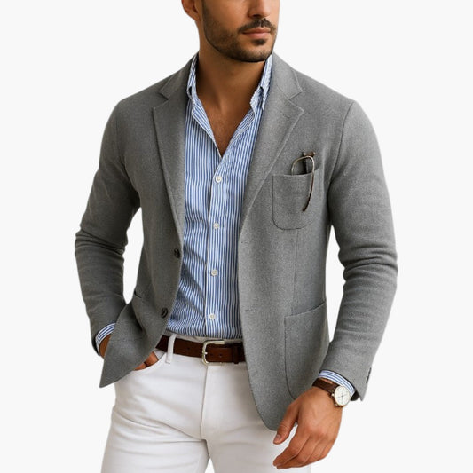 Men's Blazer Business Casual Old Money Look – Elegant Jacket for Office and Leisure