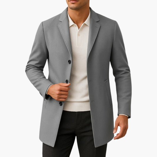 Men's Blazer Coat – Modern Transitional Coat for Business & Leisure