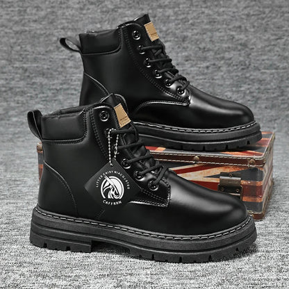 Men's outdoor boots in urban style – sturdy casual shoes for work and adventure