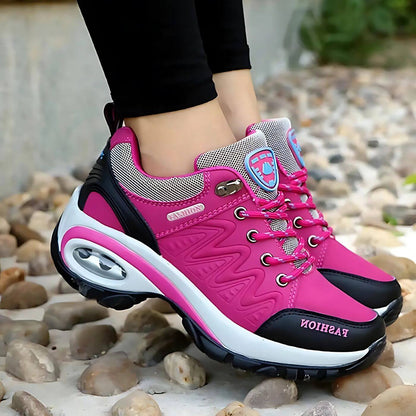 Damen Komfort-Sneaker für Alltag und Spaziergänge – Ergonomischer Freizeitschuh mit Unterstützung