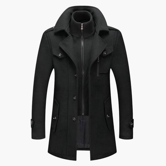 Men's Two-Piece Winter Coat – Elegant Business and Casual Look for Everyday Use