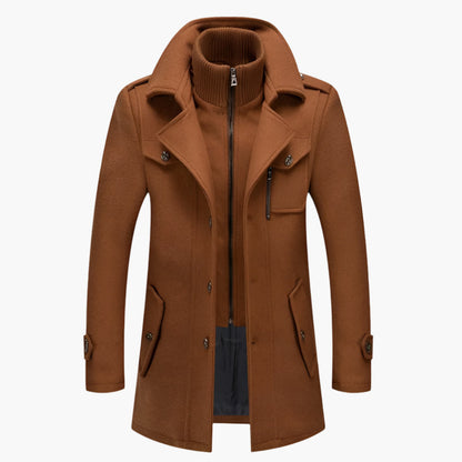 Men's Two-Piece Winter Coat – Elegant Business and Casual Look for Everyday Use