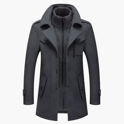 Men's Two-Piece Winter Coat – Elegant Business and Casual Look for Everyday Use