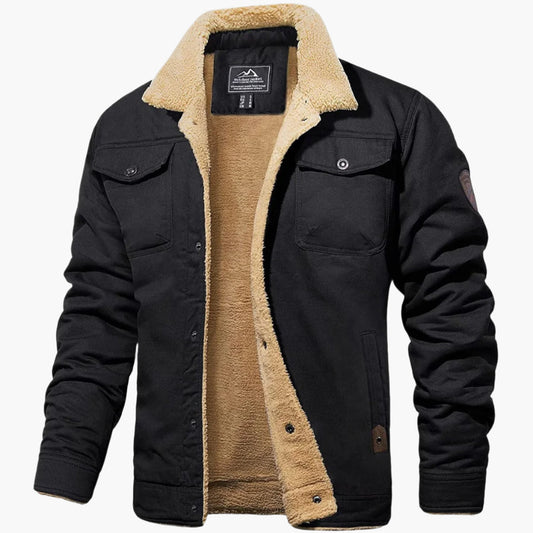 Men's Vintage Bomber Jacket – Winter Jacket in Retro Style for Everyday and Outdoor