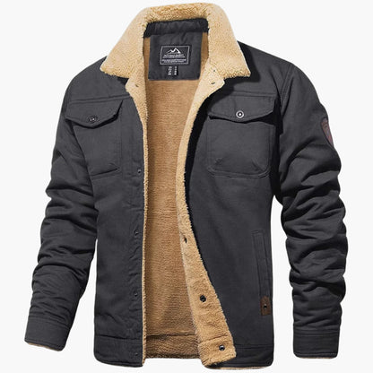 Men's Vintage Bomber Jacket – Winter Jacket in Retro Style for Everyday and Outdoor