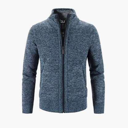 Men's cardigan with zipper – Modern comfort for everyday and office use