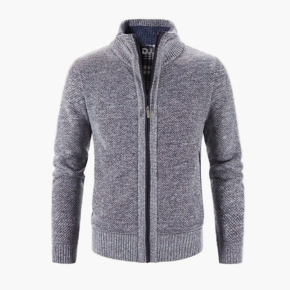 Men's cardigan with zipper – Modern comfort for everyday and office use