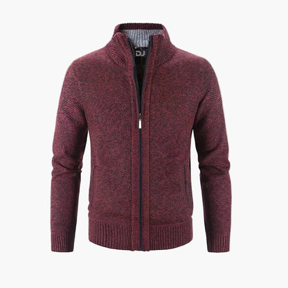 Men's cardigan with zipper – Modern comfort for everyday and office use