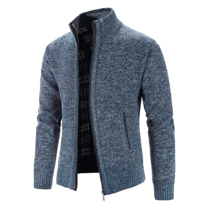 Men's cardigan with zipper – Modern comfort for everyday and office use