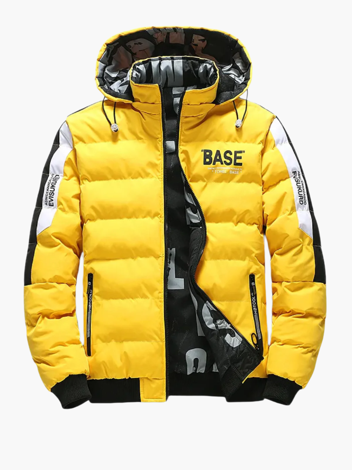 Herren Winter Steppjacke Urban Style mit Kapuze – Trendige Streetwear für kalte Tage