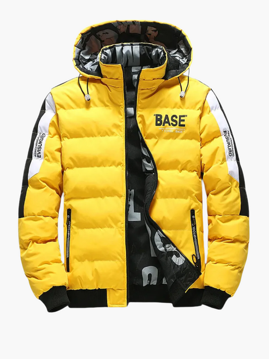 Herren Winter Steppjacke Urban Style mit Kapuze – Trendige Streetwear für kalte Tage