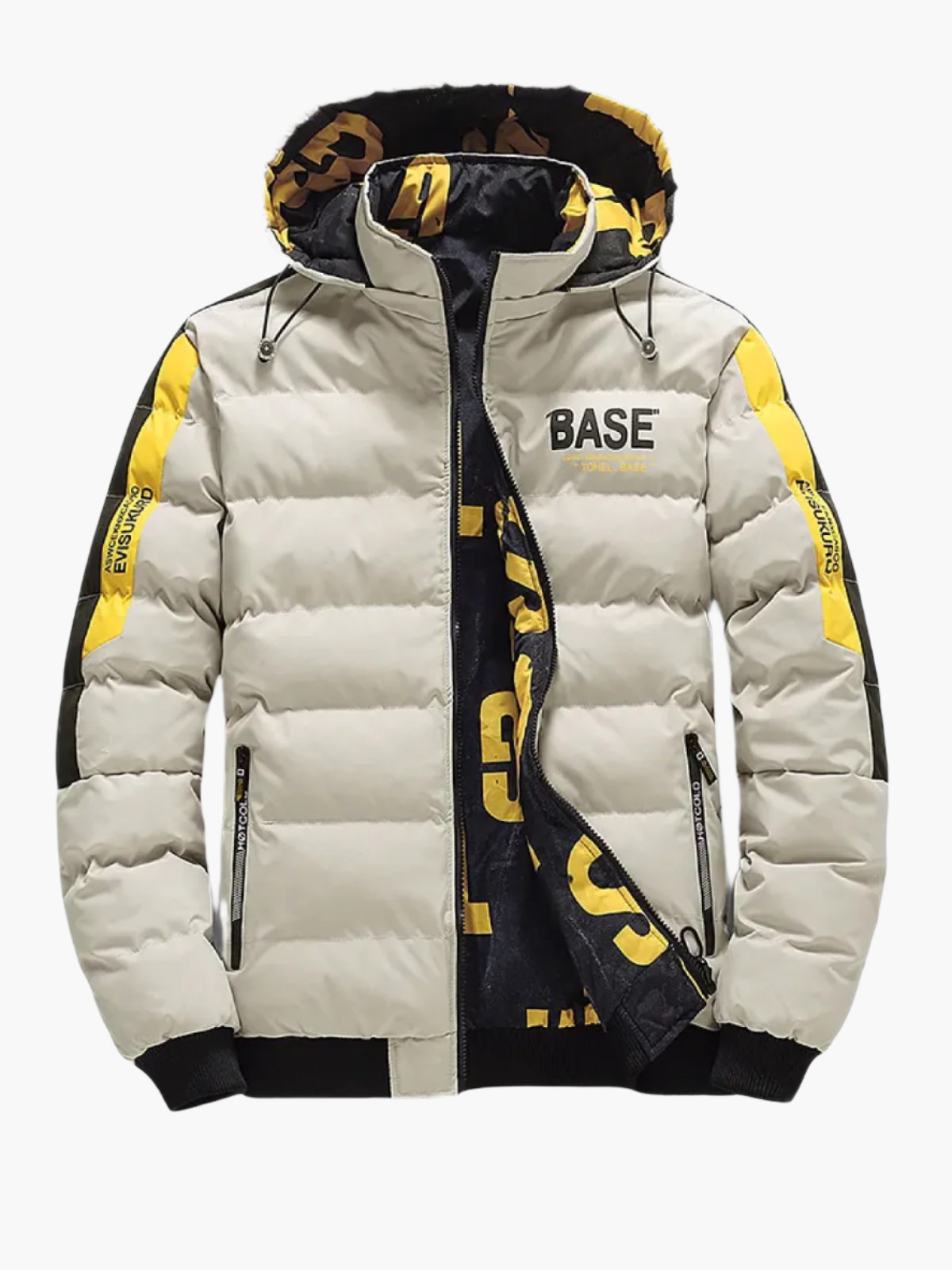 Herren Winter Steppjacke Urban Style mit Kapuze – Trendige Streetwear für kalte Tage