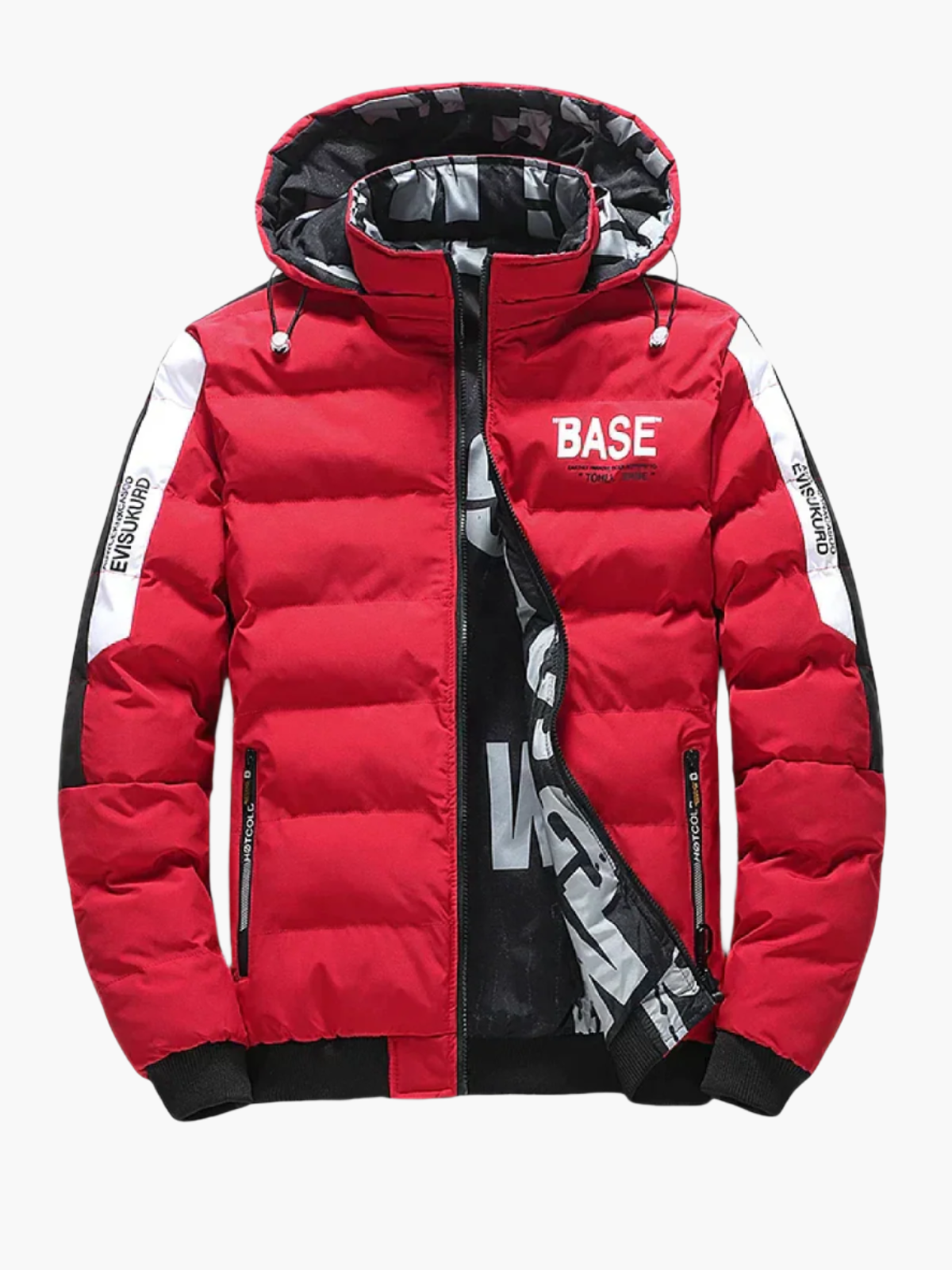Herren Winter Steppjacke Urban Style mit Kapuze – Trendige Streetwear für kalte Tage