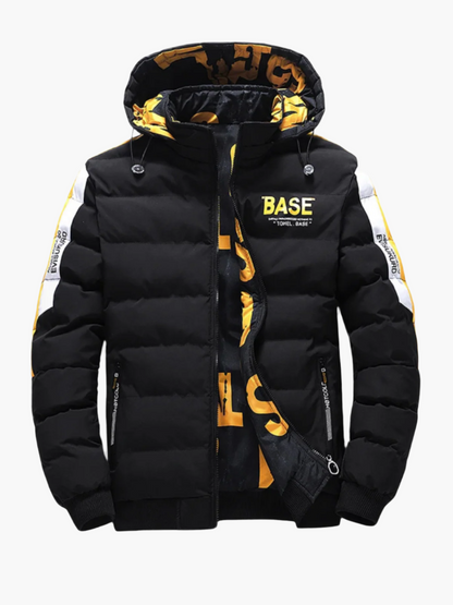 Herren Winter Steppjacke Urban Style mit Kapuze – Trendige Streetwear für kalte Tage
