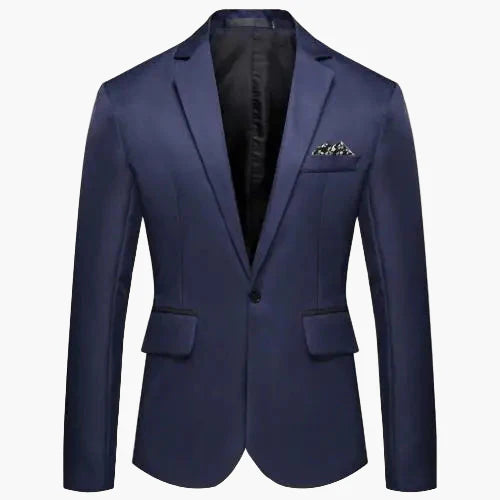 Men's blazer slim fit single-breasted blazer for business & festive occasions