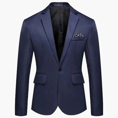 Men's blazer slim fit single-breasted blazer for business & festive occasions