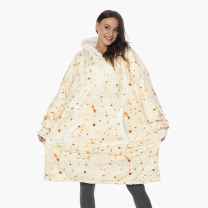 Damen Kuschelige Übergröße Hoodie-Decke – Perfekt zum Entspannen & Loungen