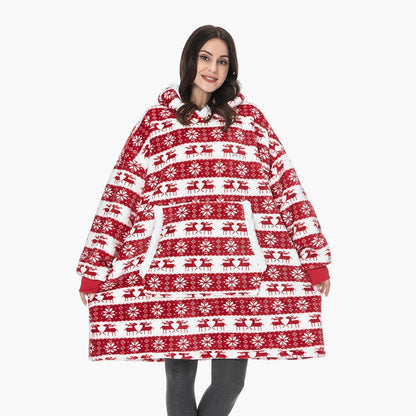 Damen Kuschelige Übergröße Hoodie-Decke – Perfekt zum Entspannen & Loungen