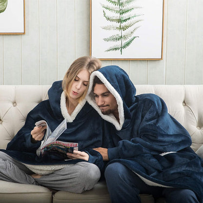 Damen Kuschelige Übergröße Hoodie-Decke – Perfekt zum Entspannen & Loungen