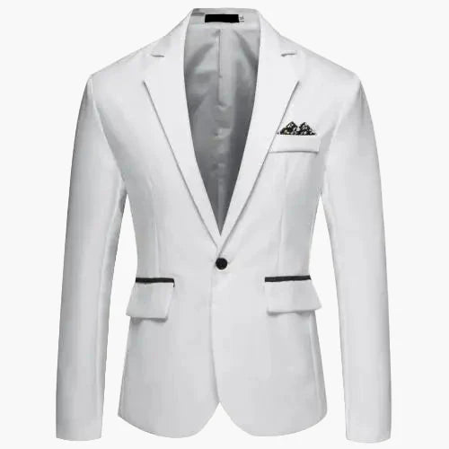 Men's blazer slim fit single-breasted blazer for business & festive occasions