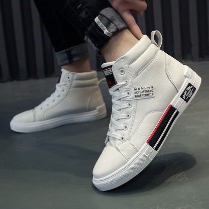 Herren High-Top Sneaker Urban Style – Modische Freizeitschuhe für Herbst und Winter