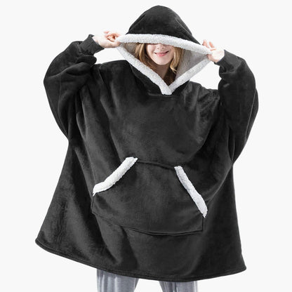 Damen Kuschelige Übergröße Hoodie-Decke – Perfekt zum Entspannen & Loungen