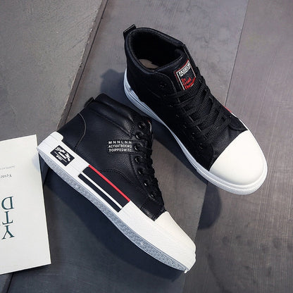 Herren High-Top Sneaker Urban Style – Modische Freizeitschuhe für Herbst und Winter