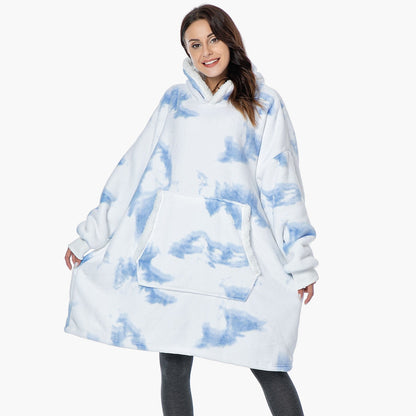 Damen Kuschelige Übergröße Hoodie-Decke – Perfekt zum Entspannen & Loungen