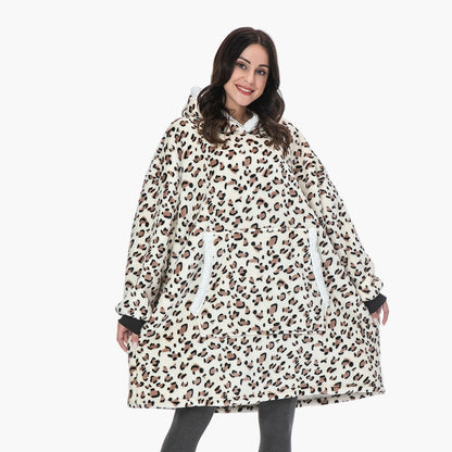 Damen Kuschelige Übergröße Hoodie-Decke – Perfekt zum Entspannen & Loungen